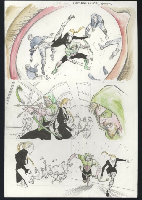 Green Arrow 11 pg 2 by Juan Ferreyra